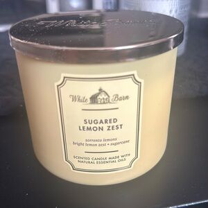 🤍Bath and Body Works Sugared Lemon Zest 3-Wick Candle